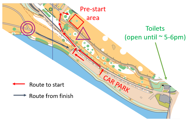 Route to start