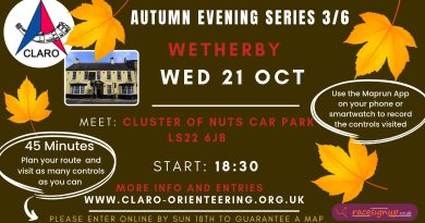 Autumn Evenings series: 21st Oct, Wetherby